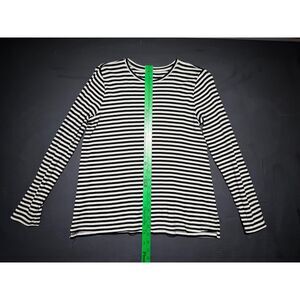 J. Jill Pima crew neck high low tee